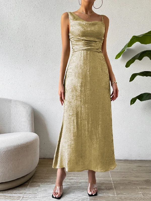 "Empress" Sleeveless Midi Dress