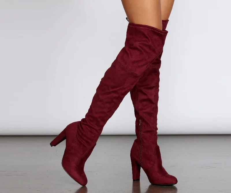 On The Run Thigh High Boots