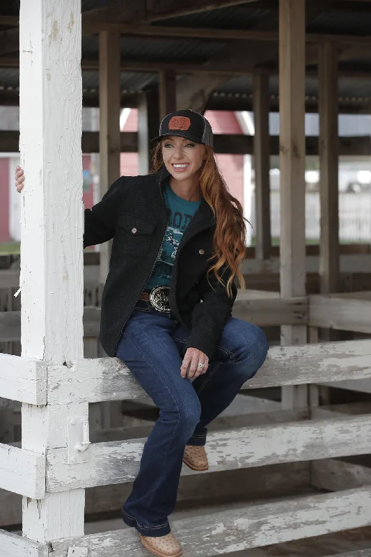 Cinch Women's Black Shirt Jacket