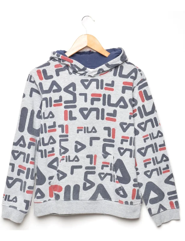 Fila Printed Hoodie - M