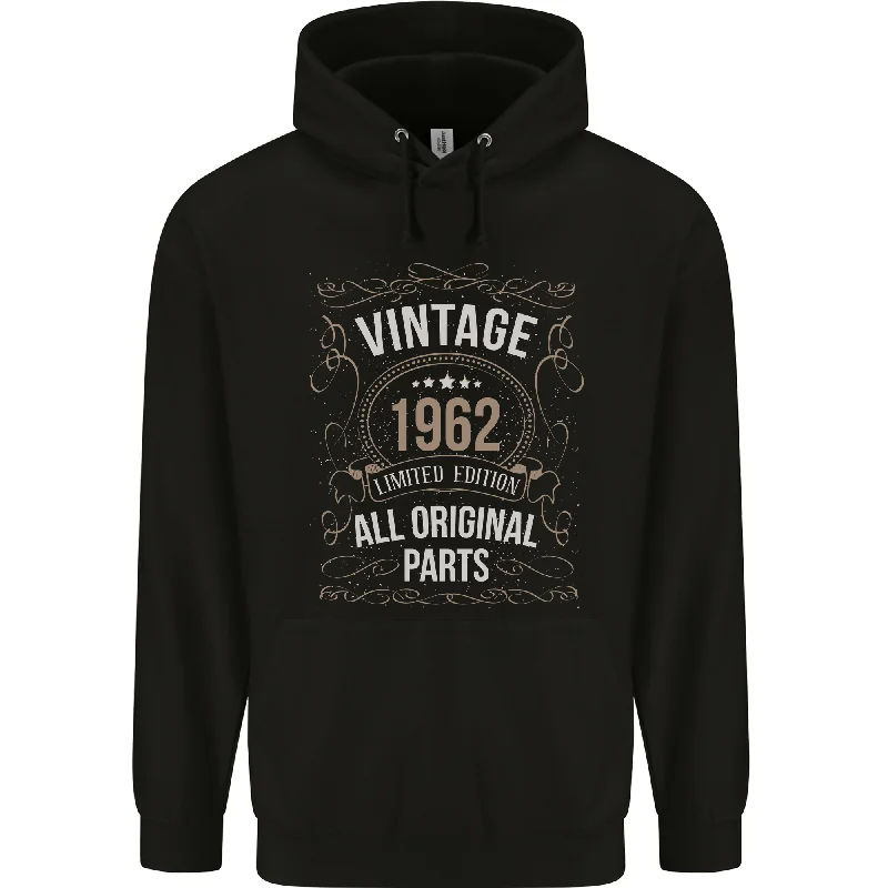 62nd Birthday Limited Edition 1962 Mens 80% Cotton Hoodie