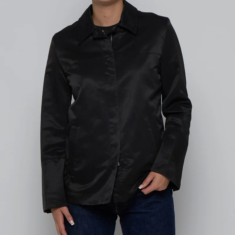 Max & Co Sateen Zip Up Jacket - M