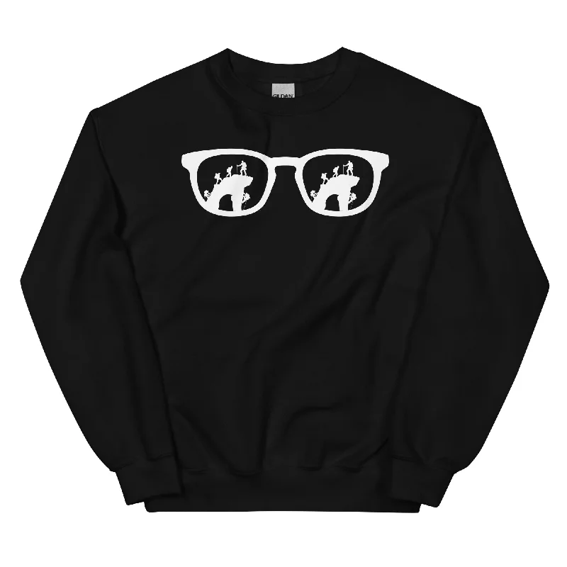 Sonnenbrille und Klettern - Sweatshirt (Unisex)