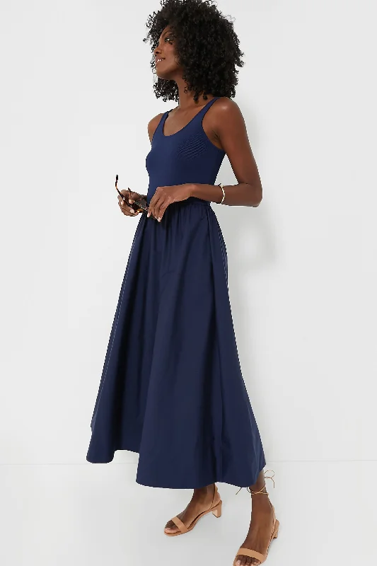 Cruise Navy Zaha Sleeveless Day Dress