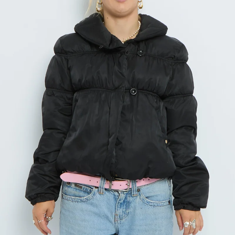 Large Collar Three Tier Puffer Jacket- UK 8