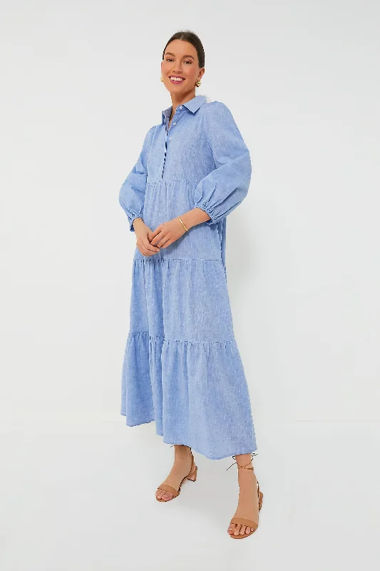 Chambray Mabel Maxi Dress