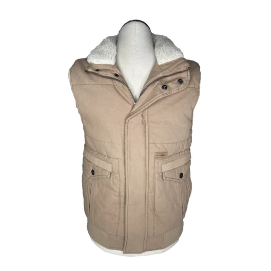 Powder River Outfitters Men's Tan Conceal & Carry Cotton Vest DM98C01836