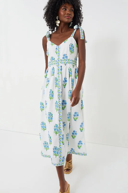 Cyan Magnolia Maree Dress