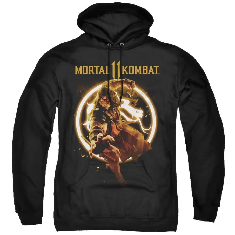 Mortal Kombat Scorpion Flames - Pullover Hoodie