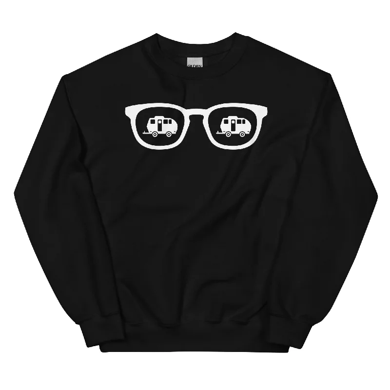 Sonnenbrille und Camping 2 - Sweatshirt (Unisex)