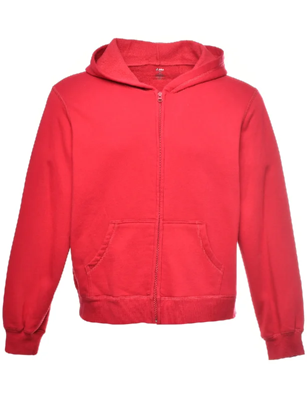 Red Hooded Sweatshirt - XL