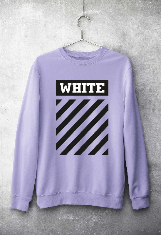 off white Unisex Sweatshirt for Men/Women