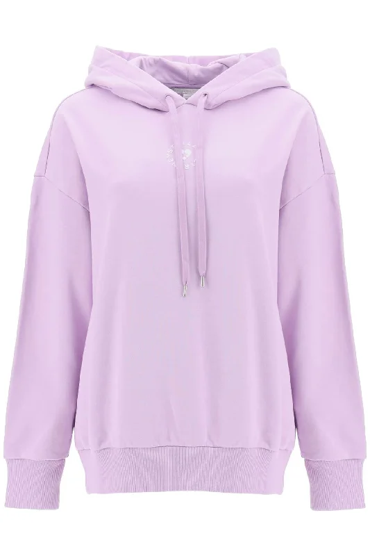 Iconic Mini Heart Hooded Sweatshirt  - Purple