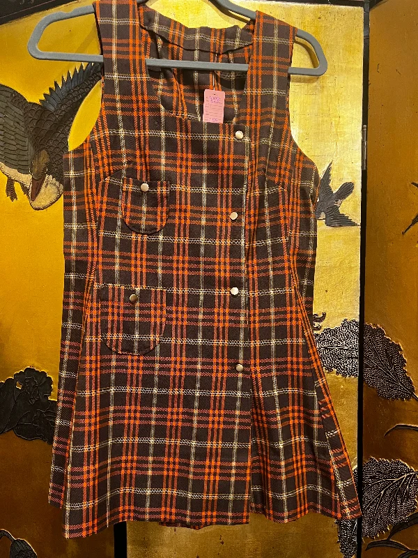 Bettie plaid dress-S