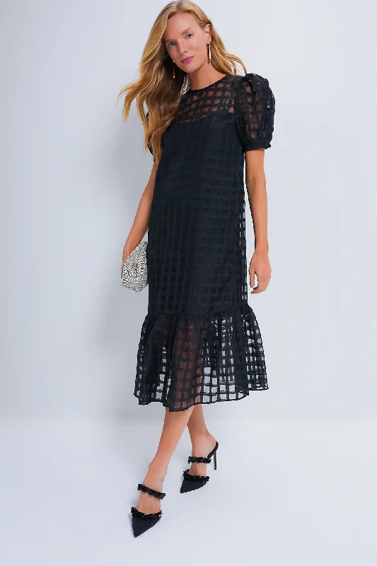 Organza Windowpane Waverly Dress