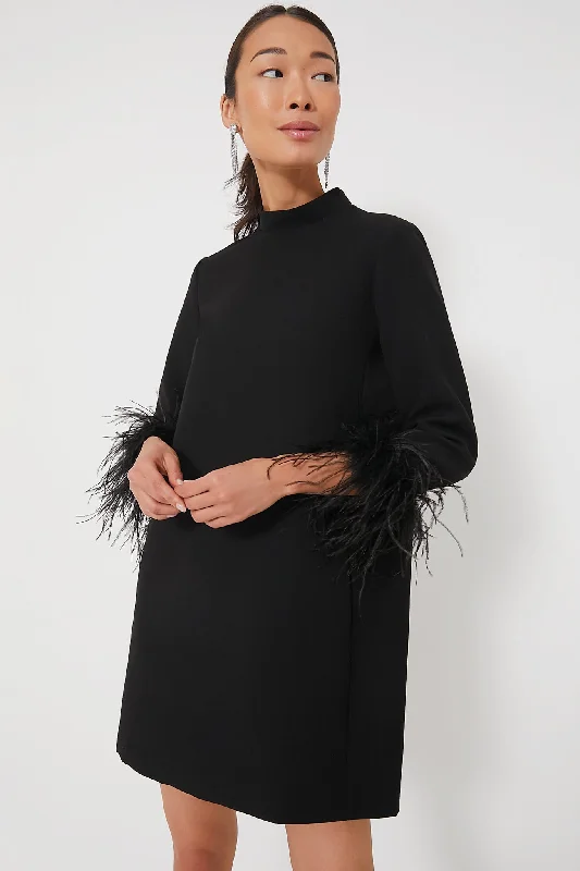 Black Feather Mod Ellie Dress