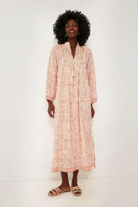 Coral Endless Summer Kaftan