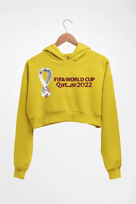 FIFA World Cup Qatar 2022 Crop HOODIE FOR WOMEN