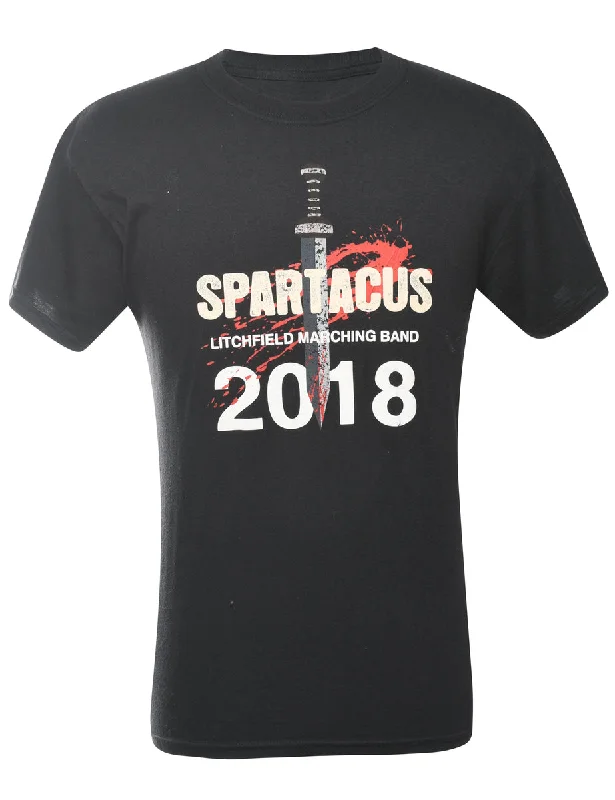 2000s Spartacus Printed T-shirt - M