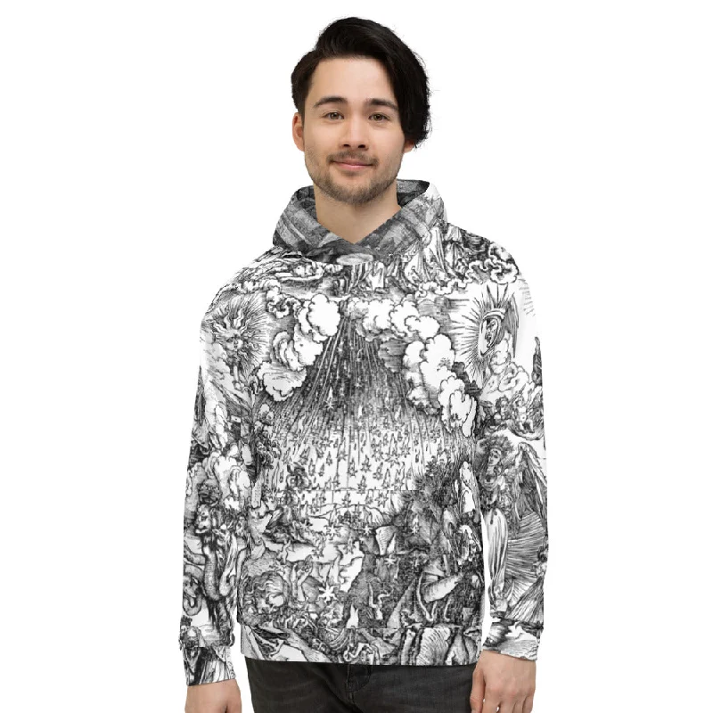 The Apocalypse by Albrecht Dürer Brushed Fleece Unisex Hoodie