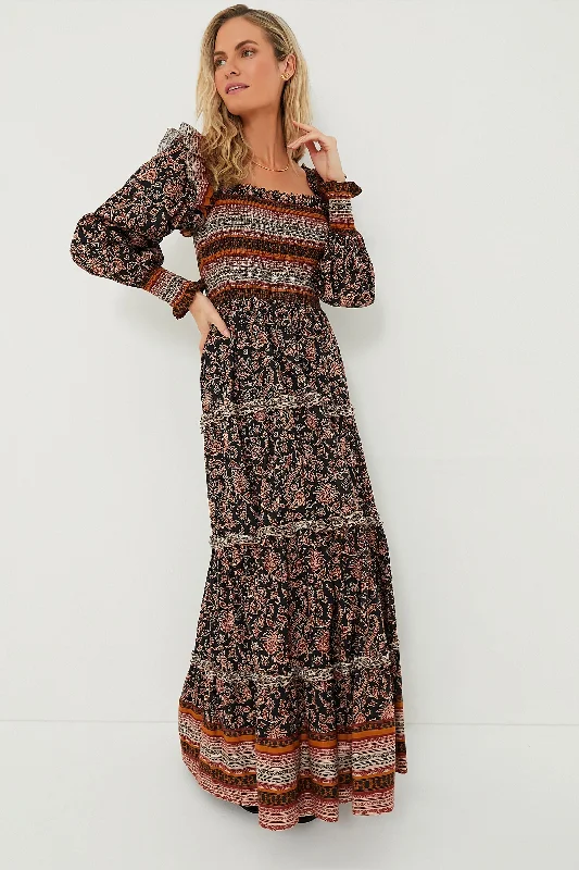 Riana Print Genevieve Dress