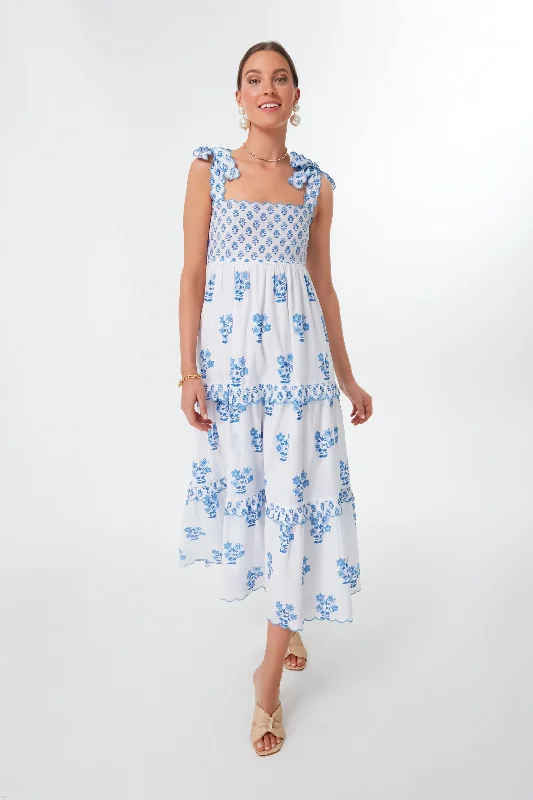 Sky Daffodil Athens Dress