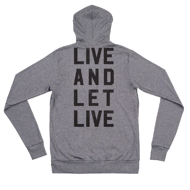 Live And Let Live Tri-Blend Lightweight Training Hoodie